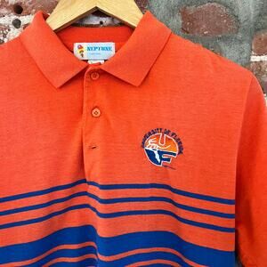 Vintage 80s University of Florida Mens Polo Shirt L 20x26